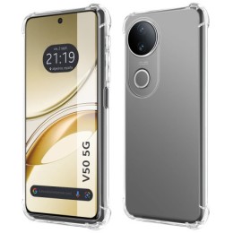 Funda Silicona Antigolpes Transparente para Vivo V50 5G