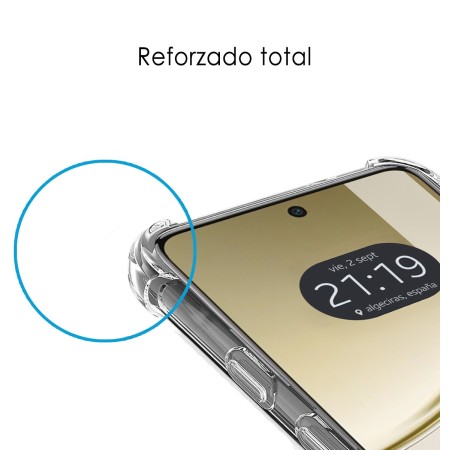 Funda Silicona Antigolpes Transparente para Vivo V50 5G