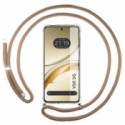 Funda Colgante Transparente para Vivo V50 5G con Cordon Camel