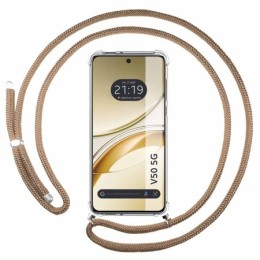 Funda Colgante Transparente para Vivo V50 5G con Cordon Camel