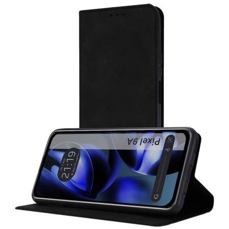 Funda Libro de Polipiel con tarjetero para Google Pixel 9a 5G color Negra