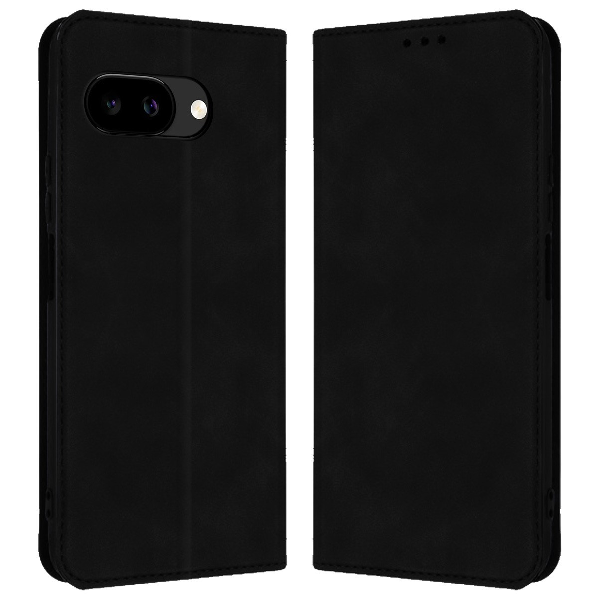 Funda Libro de Polipiel con tarjetero para Google Pixel 9a 5G color Negra