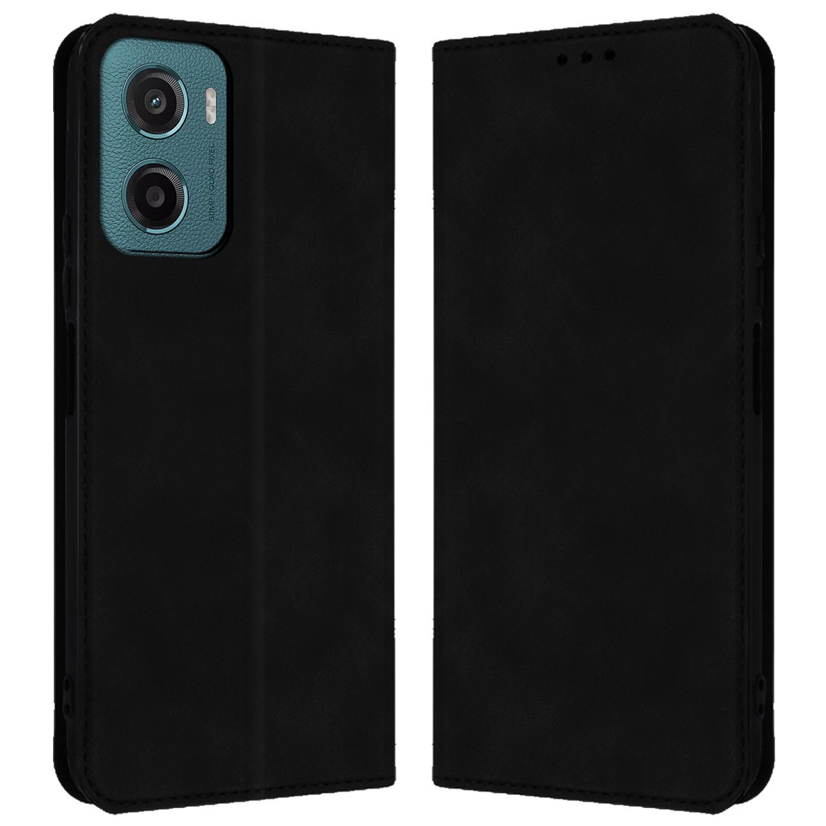 Funda Libro de Polipiel con tarjetero para Motorola Moto G05 / E15 color Negra