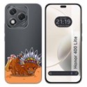 Funda Silicona Transparente para Huawei Honor 400 Lite 5G diseño Bufalo Dibujos