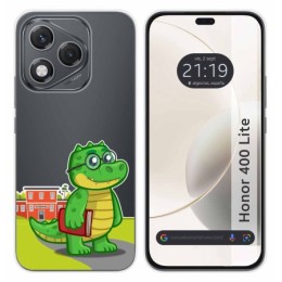 Funda Silicona Transparente para Huawei Honor 400 Lite 5G diseño Coco Dibujos