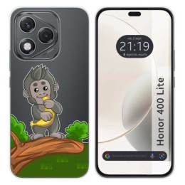 Funda Silicona Transparente para Huawei Honor 400 Lite 5G diseño Mono Dibujos