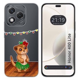 Funda Silicona Transparente para Huawei Honor 400 Lite 5G diseño Suricata Dibujos