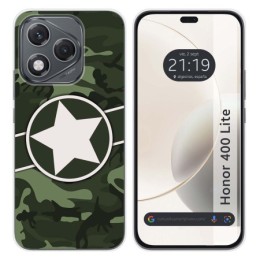 Funda Silicona para Huawei Honor 400 Lite 5G diseño Camuflaje 01 Dibujos