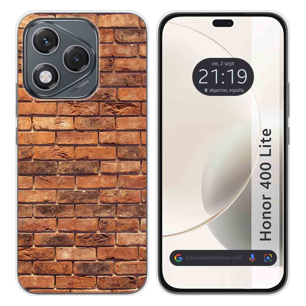 Funda Silicona para Huawei Honor 400 Lite 5G diseño Ladrillo 04 Dibujos