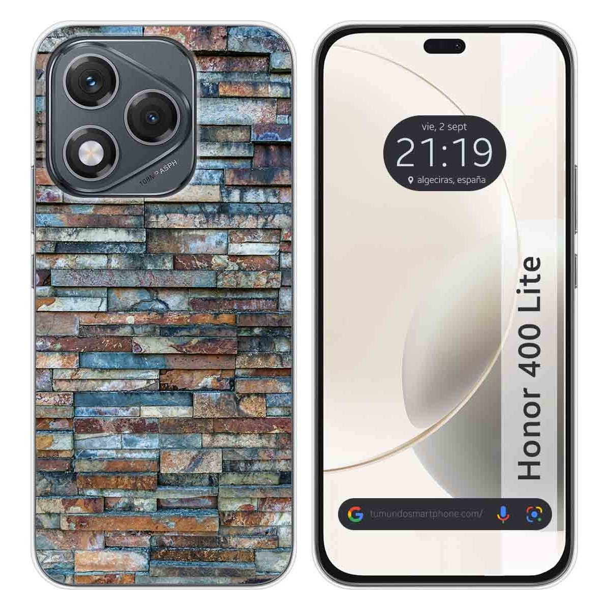 Funda Silicona para Huawei Honor 400 Lite 5G diseño Ladrillo 05 Dibujos