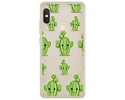 Funda Gel Transparente para Xiaomi Redmi Note 5 / Note 5 Pro Diseño Cactus Dibujos