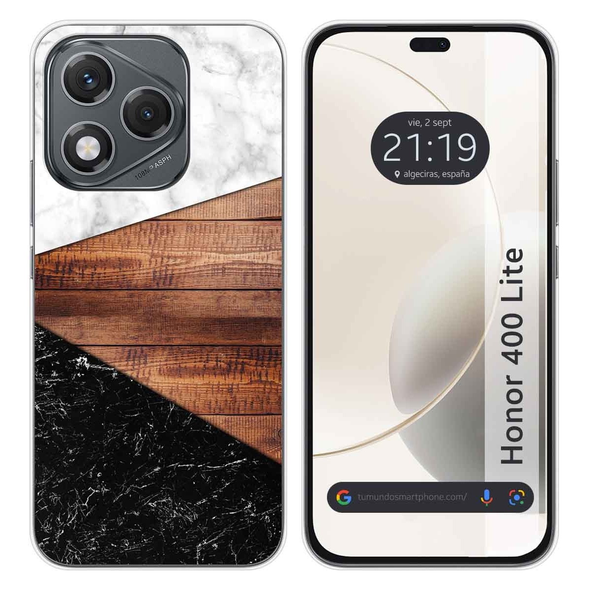 Funda Silicona para Huawei Honor 400 Lite 5G diseño Mármol 11 Dibujos