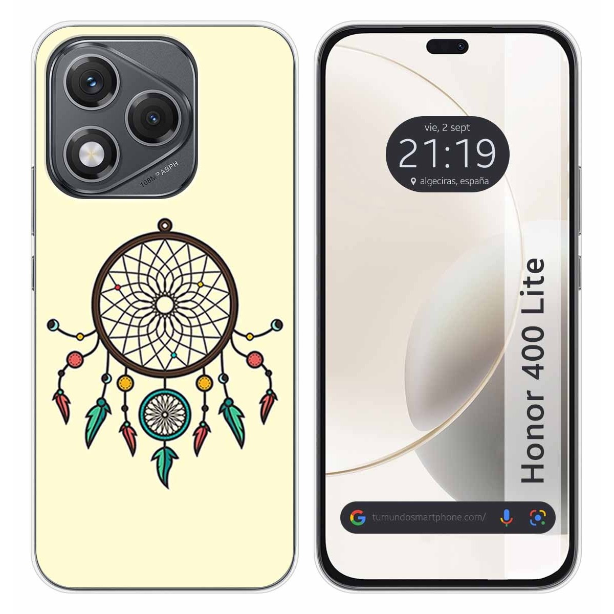Funda Silicona para Huawei Honor 400 Lite 5G diseño Atrapasueños Dibujos