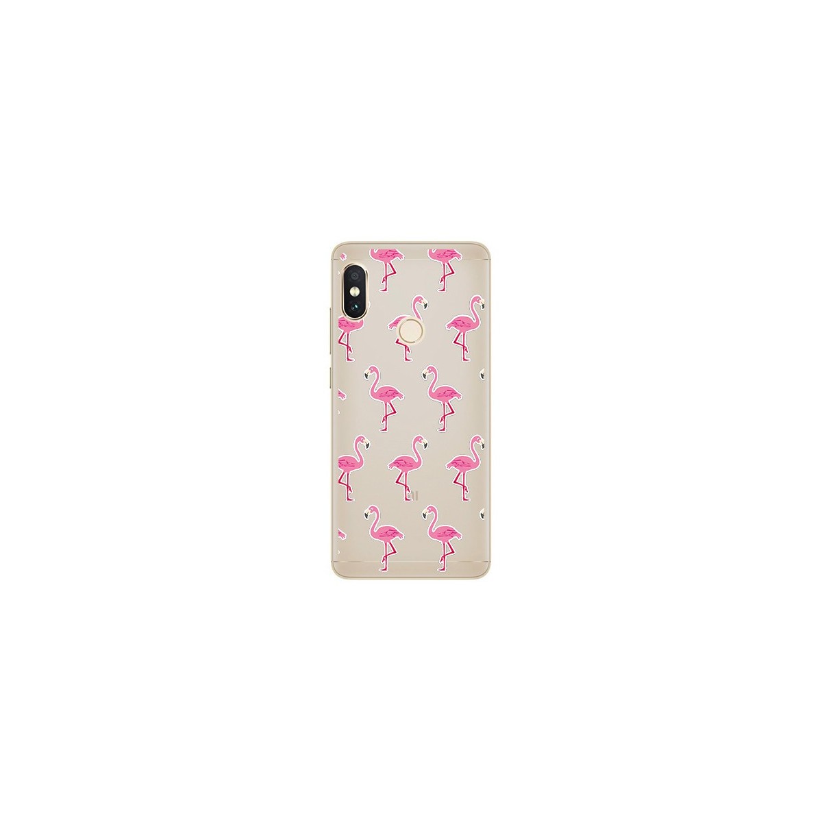 Funda Gel Transparente para Xiaomi Redmi Note 5 / Note 5 Pro Diseño Flamenco Dibujos