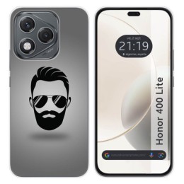 Funda Silicona para Huawei Honor 400 Lite 5G diseño Barba Dibujos