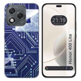Funda Silicona para Huawei Honor 400 Lite 5G diseño Circuito Dibujos