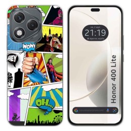 Funda Silicona para Huawei Honor 400 Lite 5G diseño Comic Dibujos