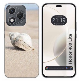 Funda Silicona para Huawei Honor 400 Lite 5G diseño Concha Dibujos