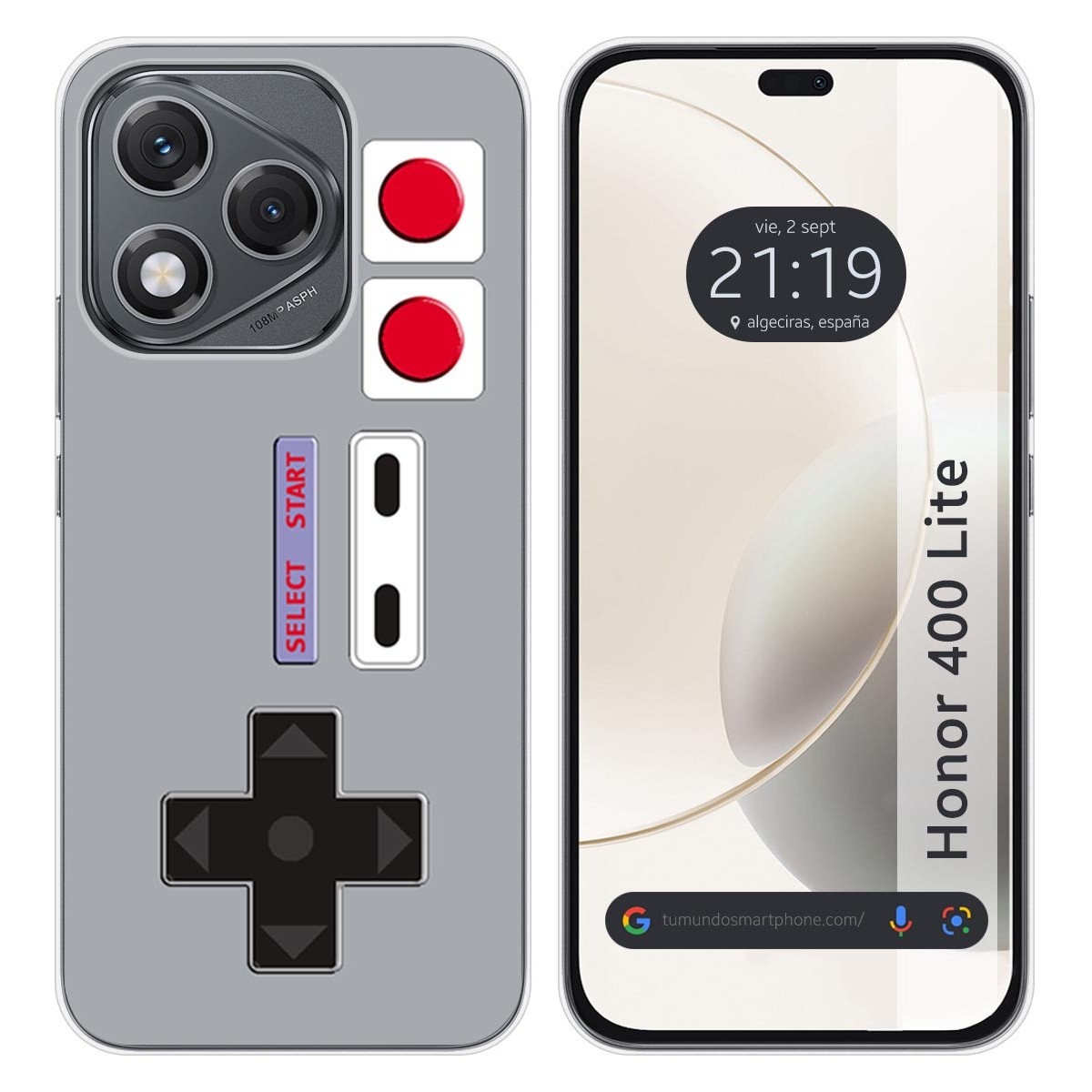 Funda Silicona para Huawei Honor 400 Lite 5G diseño Consola Dibujos