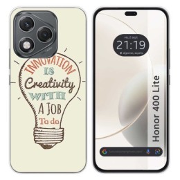 Funda Silicona para Huawei Honor 400 Lite 5G diseño Creativity Dibujos