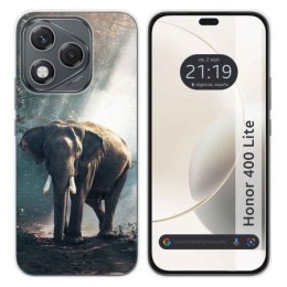 Funda Silicona para Huawei Honor 400 Lite 5G diseño Elefante Dibujos