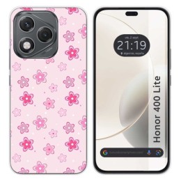 Funda Silicona para Huawei Honor 400 Lite 5G diseño Flores Dibujos