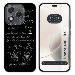 Funda Silicona para Huawei Honor 400 Lite 5G diseño Formulas Dibujos