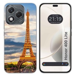Funda Silicona para Huawei Honor 400 Lite 5G diseño Paris Dibujos