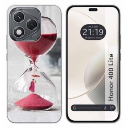 Funda Silicona para Huawei Honor 400 Lite 5G diseño Reloj Dibujos