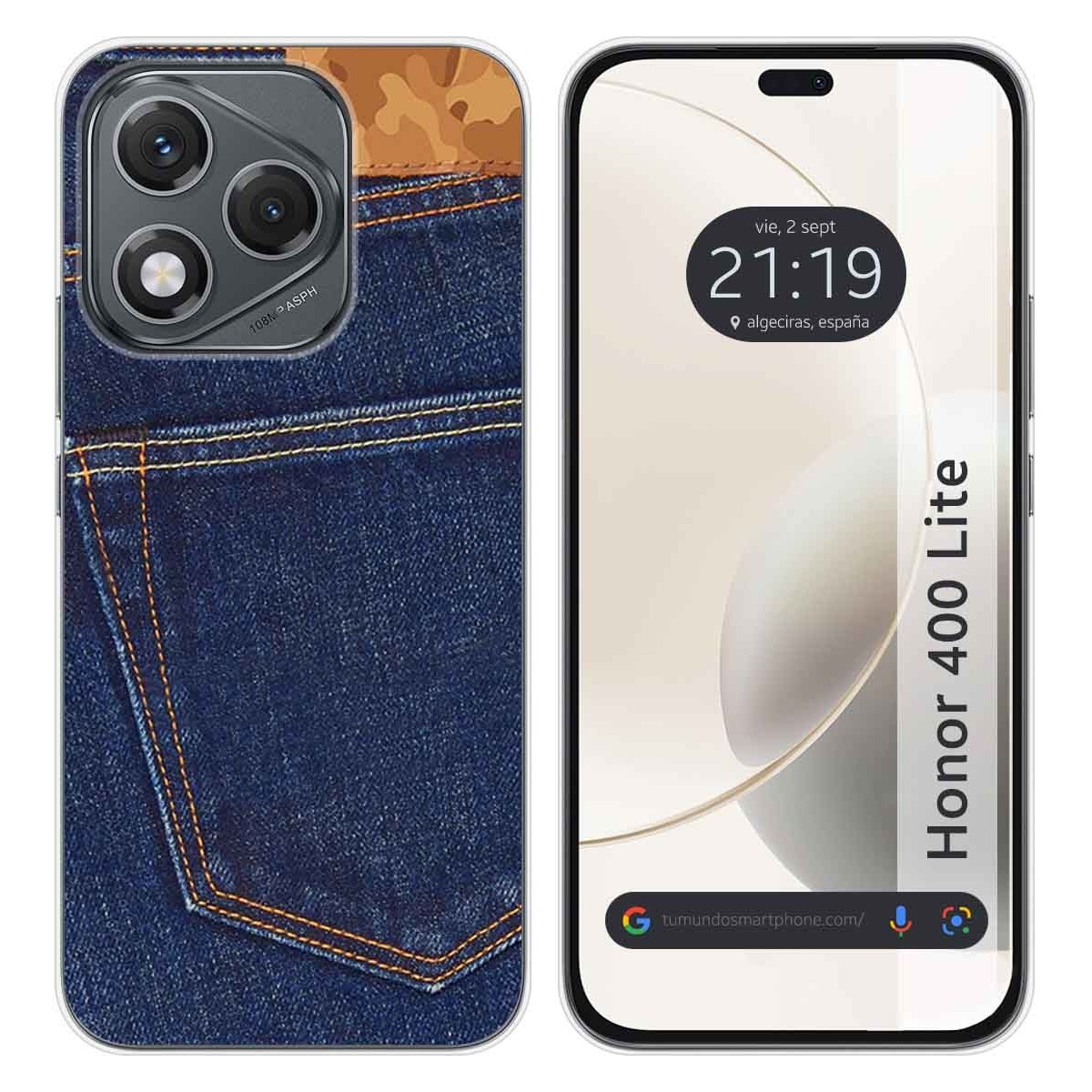 Funda Silicona para Huawei Honor 400 Lite 5G diseño Vaquero Dibujos