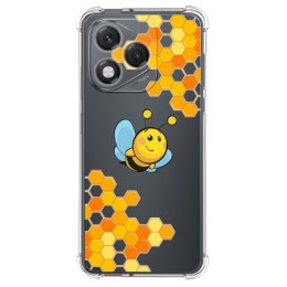 Funda Silicona Antigolpes para Huawei Honor 400 Lite 5G diseño Abeja Dibujos