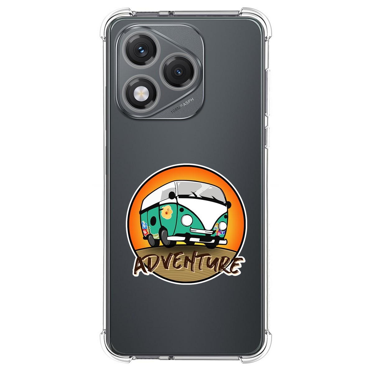 Funda Silicona Antigolpes para Huawei Honor 400 Lite 5G diseño Adventure Dibujos