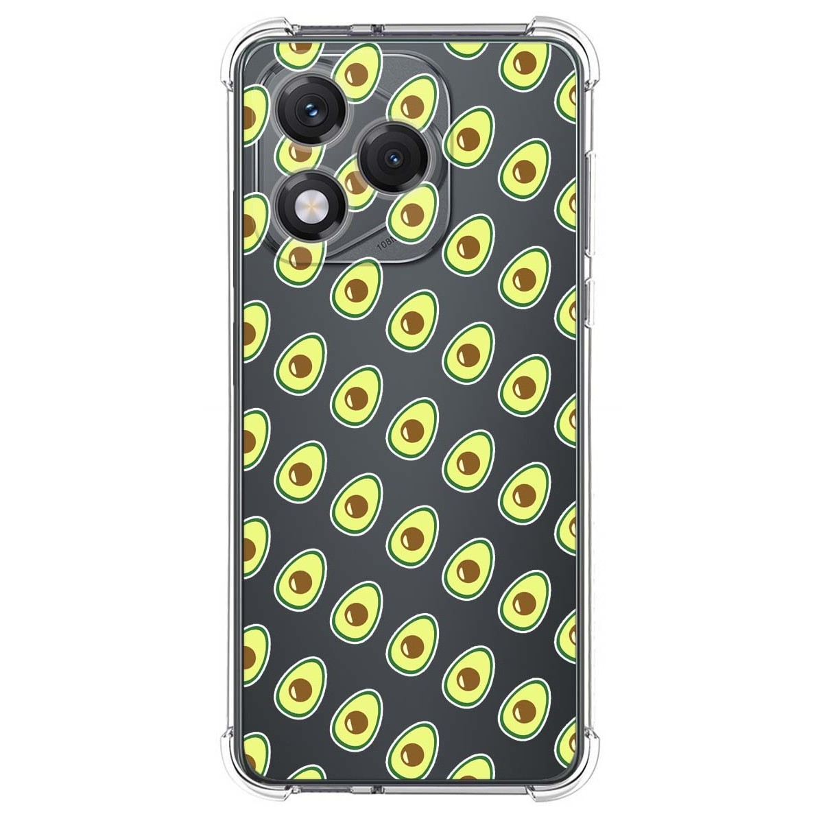 Funda Silicona Antigolpes para Huawei Honor 400 Lite 5G diseño Aguacate Dibujos