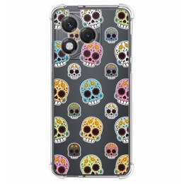 Funda Silicona Antigolpes para Huawei Honor 400 Lite 5G diseño Catrina Dibujos