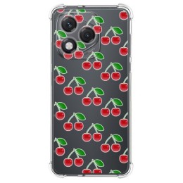 Funda Silicona Antigolpes para Huawei Honor 400 Lite 5G diseño Cerezas Dibujos