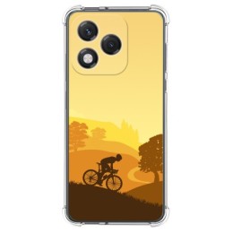 Funda Silicona Antigolpes para Huawei Honor 400 Lite 5G diseño Ciclista Dibujos
