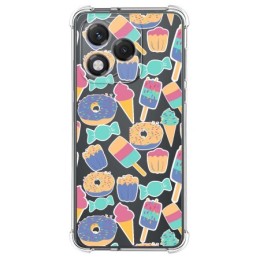 Funda Silicona Antigolpes para Huawei Honor 400 Lite 5G diseño Dulces 02 Dibujos
