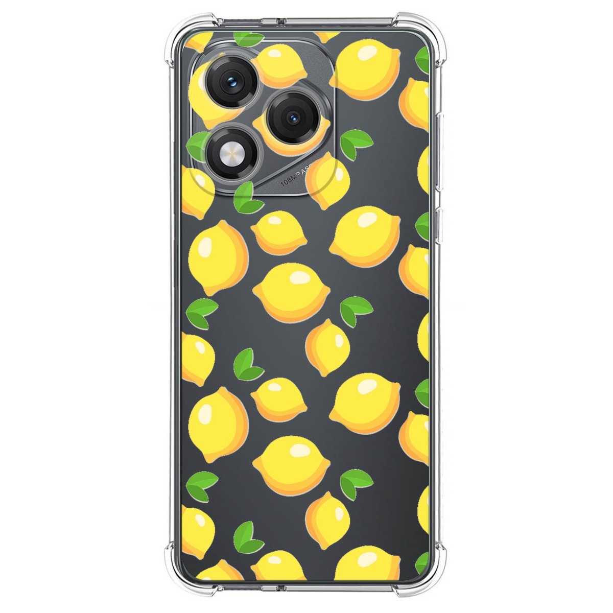 Funda Silicona Antigolpes para Huawei Honor 400 Lite 5G diseño Limones Dibujos