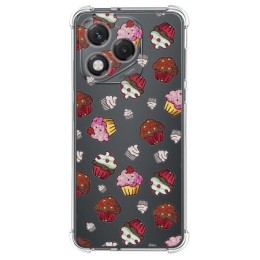 Funda Silicona Antigolpes para Huawei Honor 400 Lite 5G diseño Muffins Dibujos