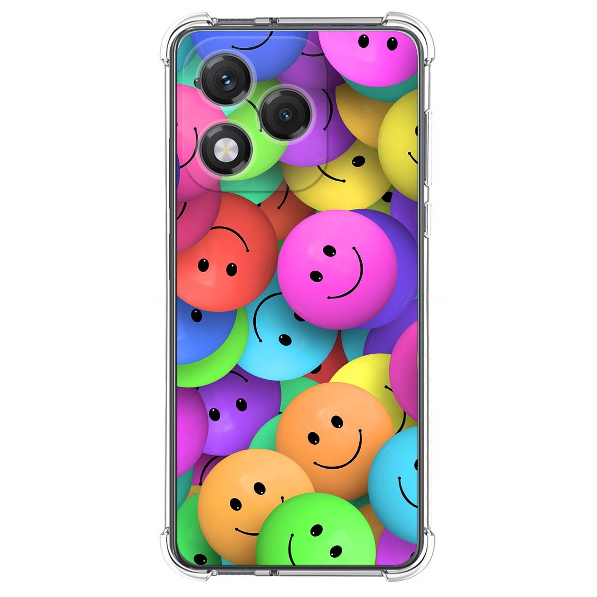 Funda Silicona Antigolpes para Huawei Honor 400 Lite 5G diseño Smile Dibujos