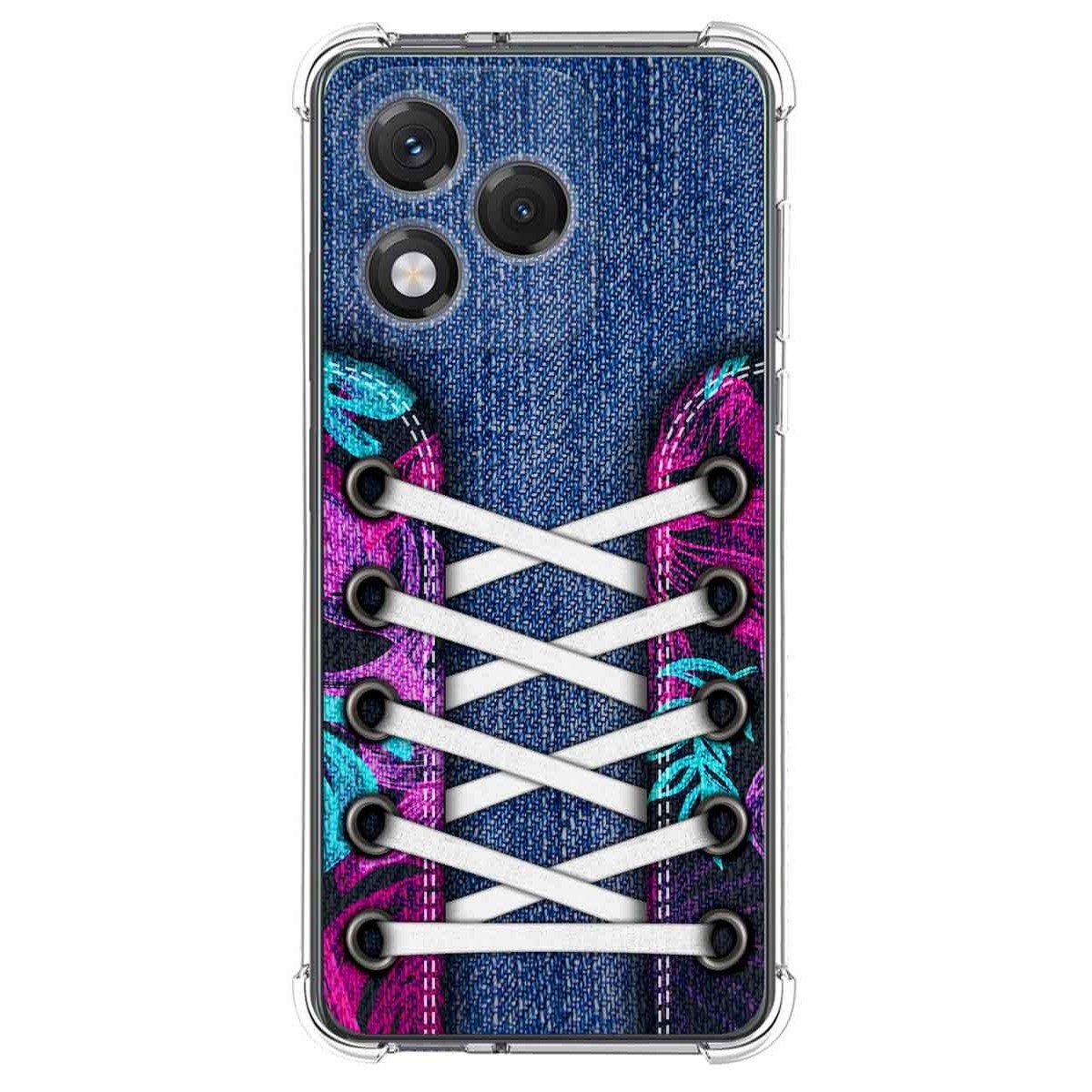 Funda Silicona Antigolpes para Huawei Honor 400 Lite 5G diseño Zapatillas 06 Dibujos