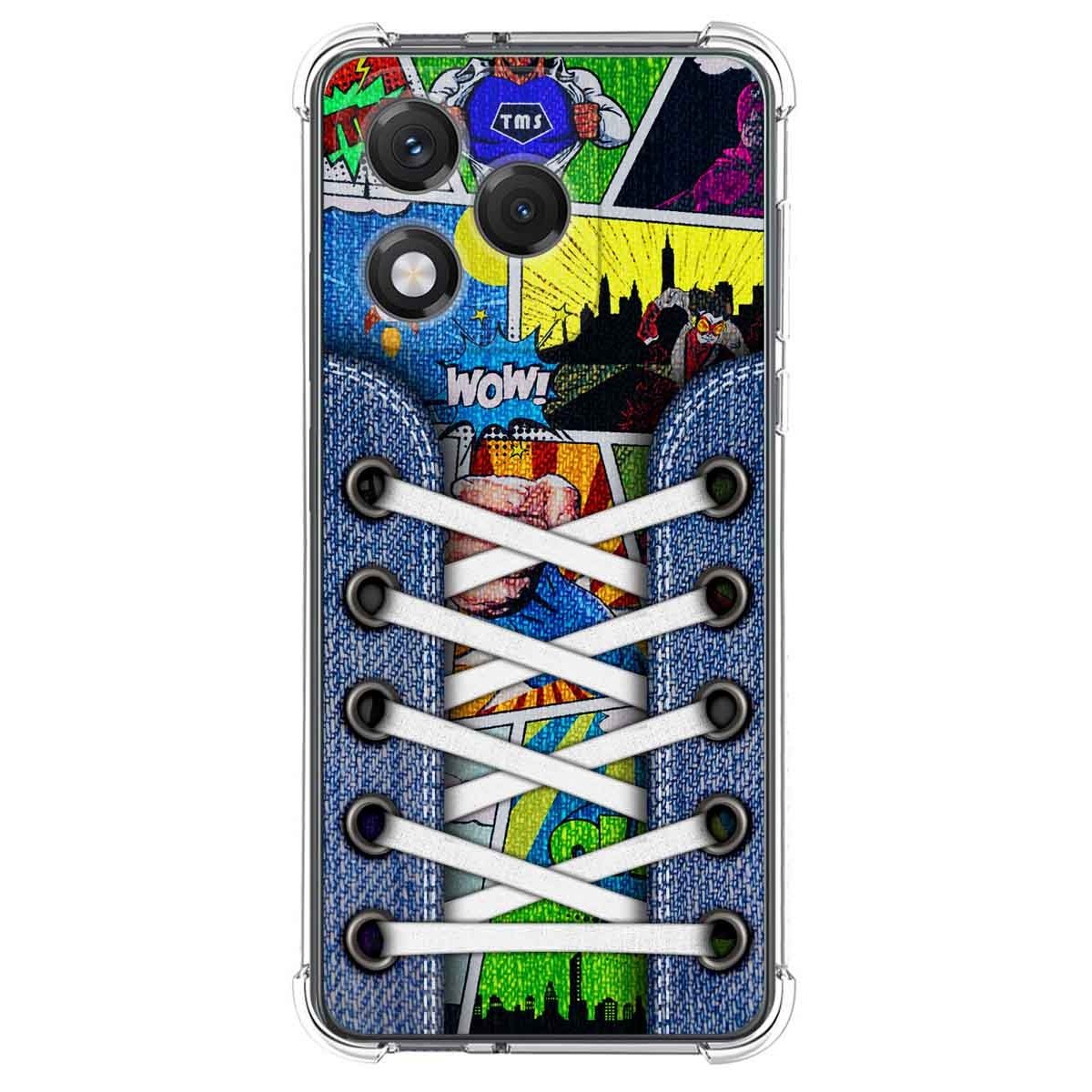 Funda Silicona Antigolpes para Huawei Honor 400 Lite 5G diseño Zapatillas 14 Dibujos