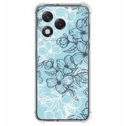 Funda Silicona Antigolpes para Huawei Honor 400 Lite 5G diseño Flores 03 Dibujos