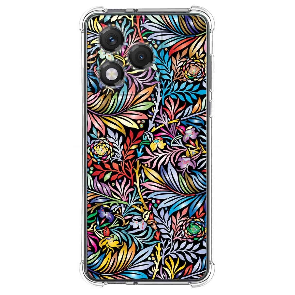 Funda Silicona Antigolpes para Huawei Honor 400 Lite 5G diseño Flores 04 Dibujos