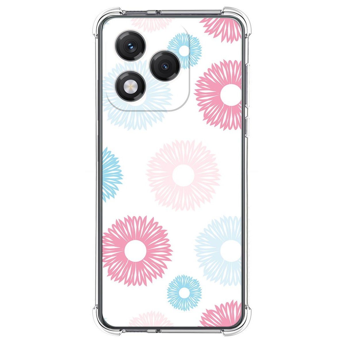 Funda Silicona Antigolpes para Huawei Honor 400 Lite 5G diseño Flores 06 Dibujos