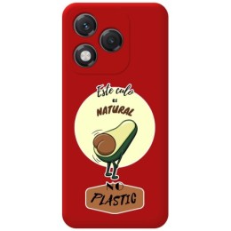 Funda Silicona Líquida Roja para Huawei Honor 400 Lite 5G diseño Culo Natural Dibujos