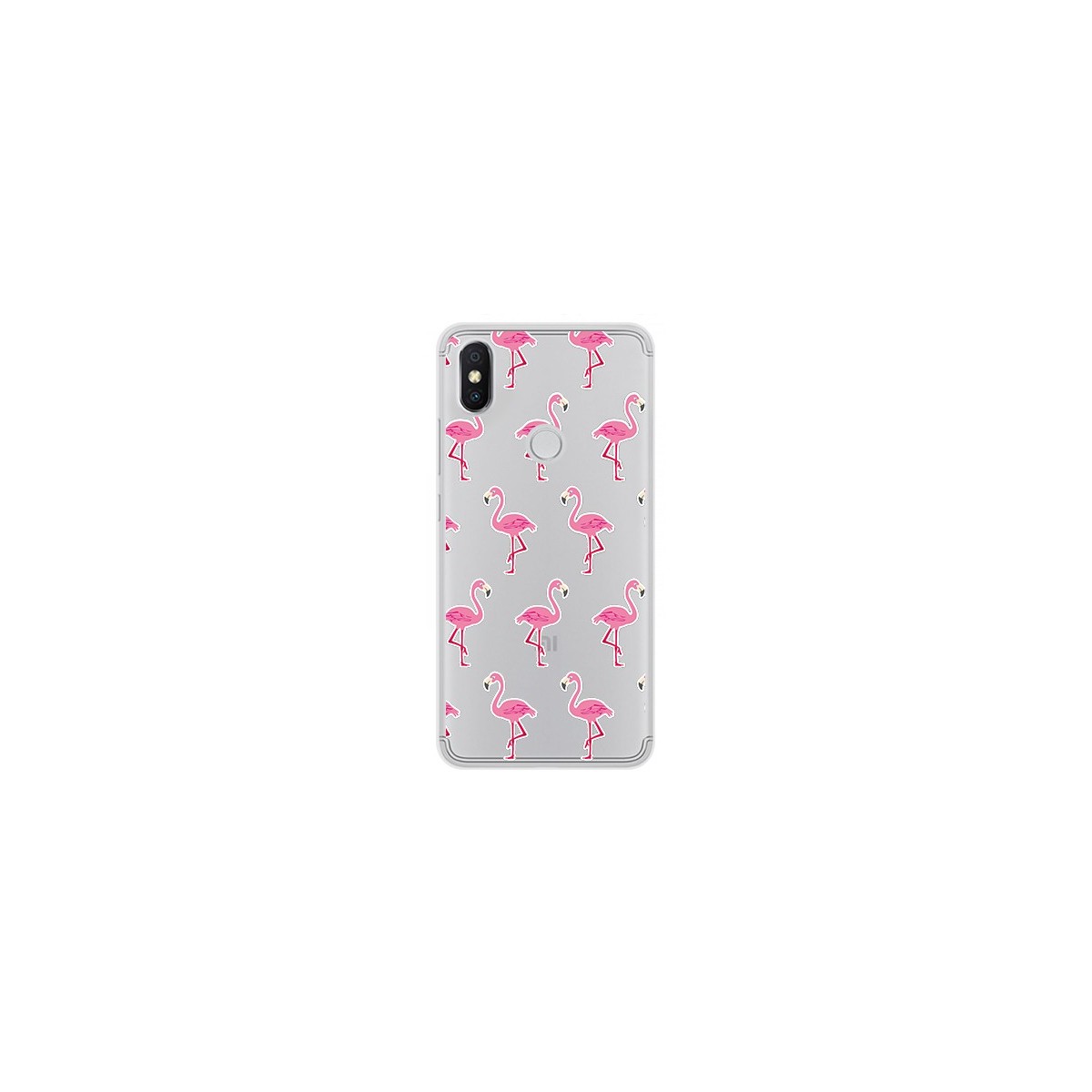 Funda Gel Transparente para Xiaomi Redmi S2 Diseño Flamenco Dibujos