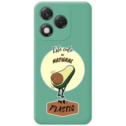 Funda Silicona Líquida Verde para Huawei Honor 400 Lite 5G diseño Culo Natural Dibujos