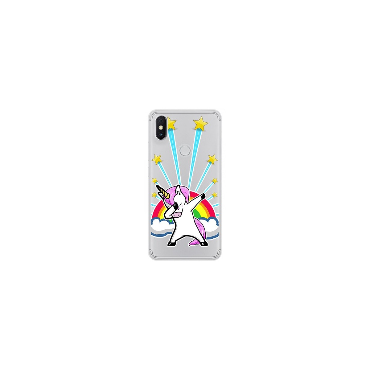 Funda Gel Transparente para Xiaomi Redmi S2 Diseño Unicornio Dibujos