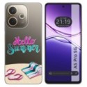 Funda Silicona Transparente para Oppo A5 Pro 5G diseño Summer Dibujos